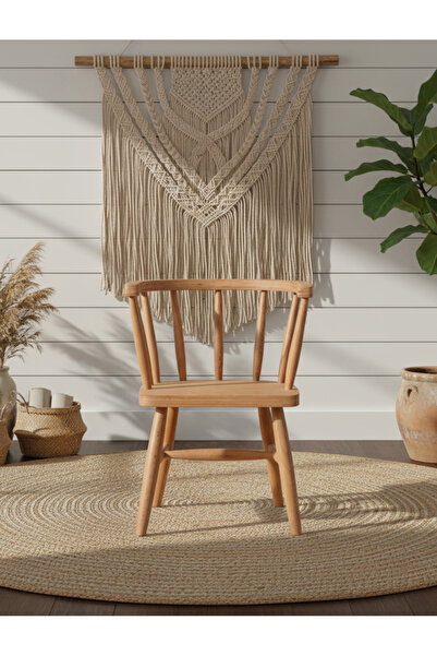 AlfaCountry Mobilya REMY MONTESSORİ ÇOCUK SANDALYESİ MASİF AHŞAP KAYIN KONTRA...