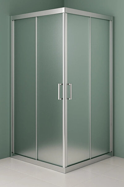 Durul Duşakabin 100x120 Dikdörtgen 5mm Buzlu Cam Yüksekik 190cm