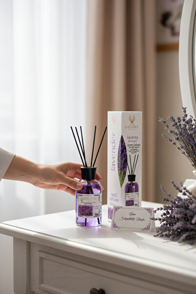Elegance vip Perfume Lavanta.. Reed Diffuser Bambu Çubuklu Oda Kokusu (110 Ml)