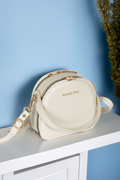 HAMILTON Original Women's Stylish Small Shoulder and Crossbody Bag with Adjustable Strap Buckle and Ribbon Detail