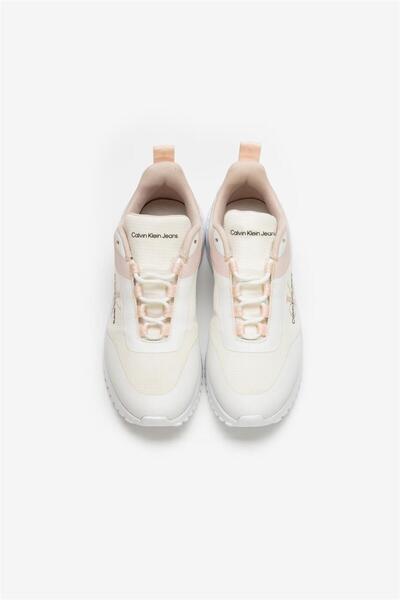 Calvin Klein Kadın Marka Logolu Günlük Kullanıma Uygun Light Grey/Navy Sneaker YW0YW01442 01U