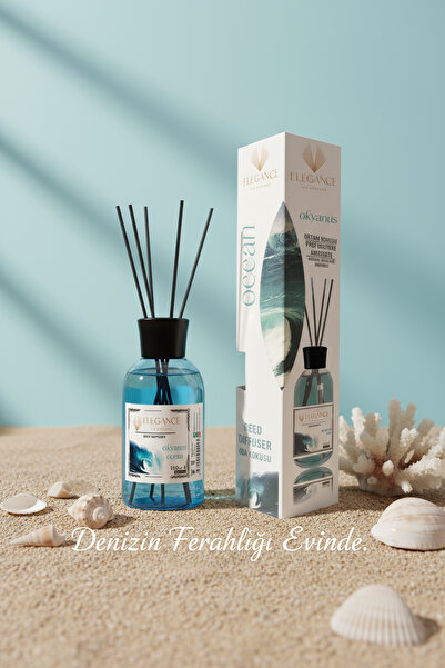 Elegance vip Perfume Okyanuss. Reed Diffuser Bambu Çubuklu Oda Kokusu(110 ML)