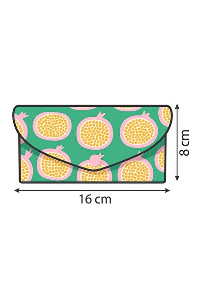 Yare Atelier Sunglasses Case, Patterned Sun, Prescription Glasses Carrying Case Snap Cover Design