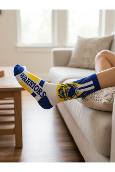 AKSU ÇORAP Unisex Beyaz Golden Basketbol Spor Çorap