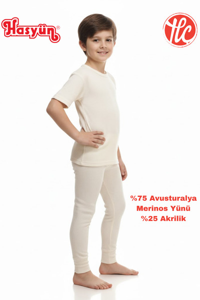 Hasyün Çocuk Uzun Yün Don