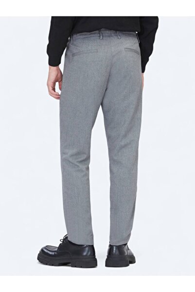 Kip Anthracite Straight Woven Jogging Fit Casual Trousers