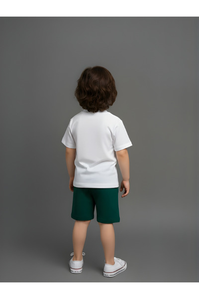 MİLANO KİDS Boy's Summer Shorts Bottom Top Suit