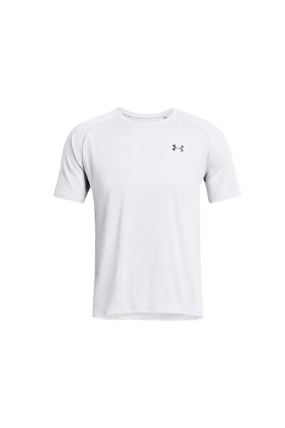Under Armour A1382796-100 Ua Tech Textured Ss Ανδρικό μπλουζάκι γκρι