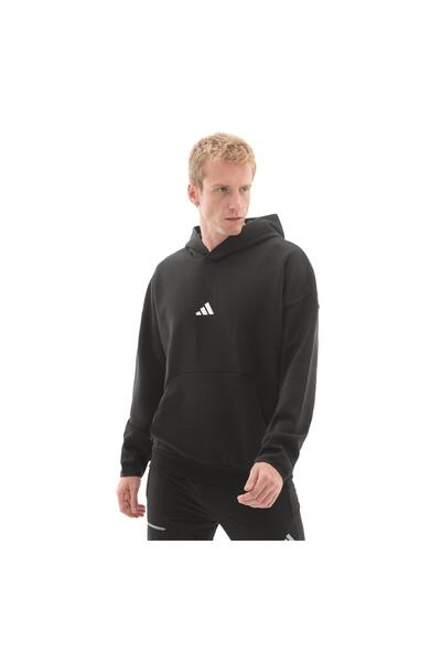 adidas JD4954-E M Fı Sl Hd Erkek Sweatshirt Siyah