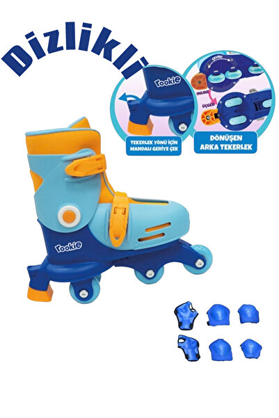 akdogan ticart Rookie Adjustable Transforming 2 in 1 Twisty Roller Skates