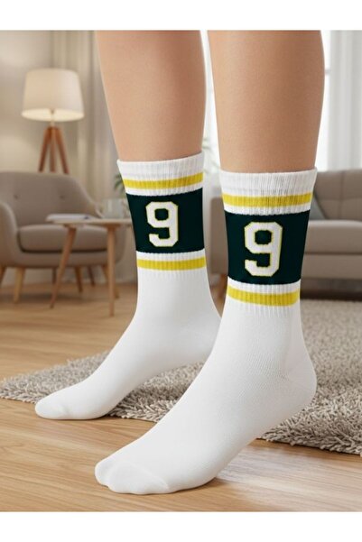 AKSU ÇORAP 09 جوارب رياضية للتنس مكتوبة
