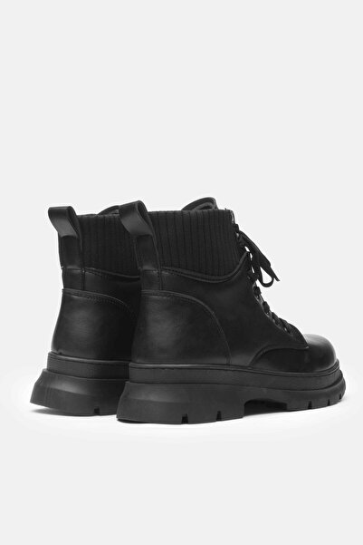 Mio Gusto Dámské šněrovací boty Frieda černé barvy