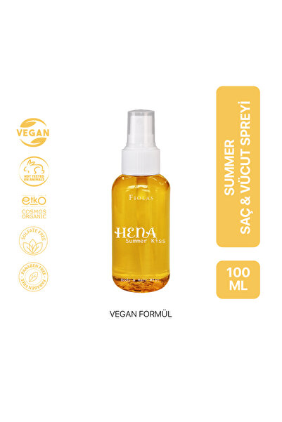 Fiolas HENA SUMMER KİSS VÜCUT VE SAÇ MİSTİ 100 ML