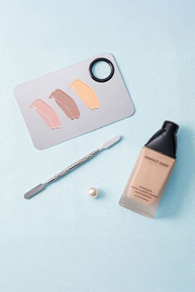 Chavin 2-компонентний набір для змішування крему та палітри з дзеркалом та сталевою лопаткою cin906