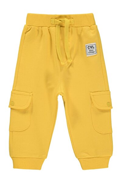 Civil Baby Kargo Cepli Jogger 6-18 Ay Eşofman Altı - Sarı 12-18 Ay