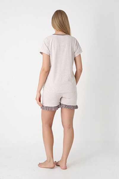 Sevim 13218 Set pantaloni scurti imprimati