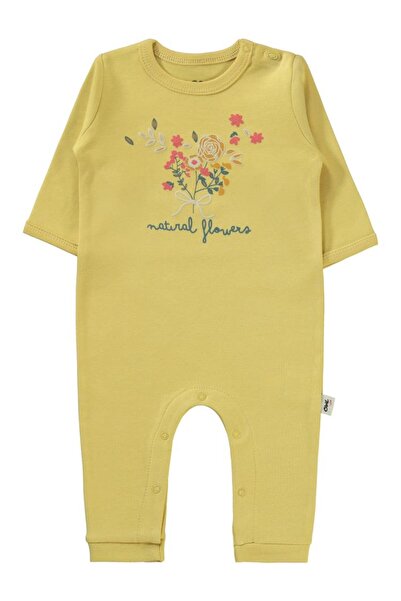 Civil Baby 3-9 Months Baby Girl Mustard Jumpsuit Set of 2