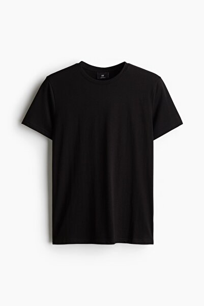 H&M Slim Fit Pima Pamuklu Tişört