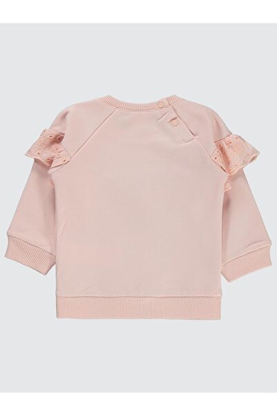 Civil Baby Hanorac cu model festonat pentru 6-18 luni - Pudra 12-18 luni