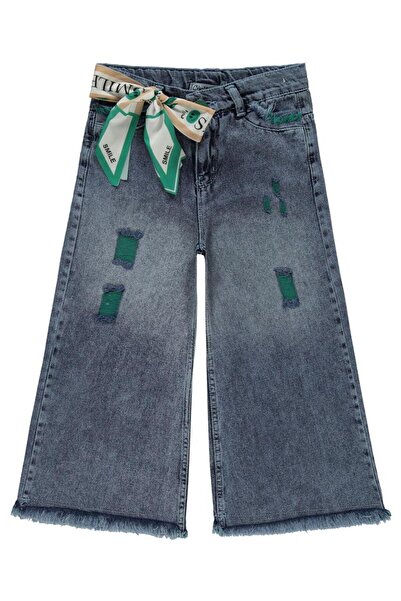 Civil Girls Kız Çocuk Kot Pantolon 10-13 Yaş Buz Mavi