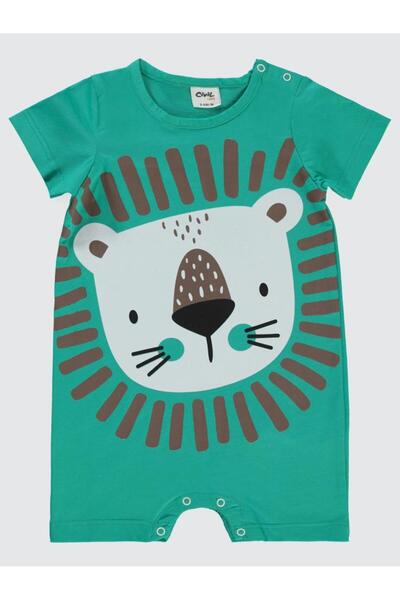 Civil Baby Ολόσωμη φόρμα Aslan με τύπωμα 6-18 μηνών - Πράσινη 18-24 μηνών