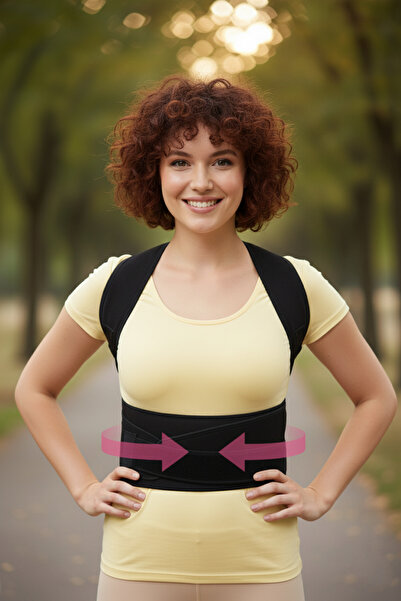 BARUCCA Ιατρικός κορσές αθλητής όρθιας στάσης με επένδυση - Γυναικείο και ανδρικό κατά της καμπούρας