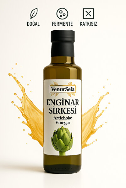 Venur Sefa Sağlığınız İçin %100 Doğal Enginar Sirkesi – Fermente, Katkısız, E...
