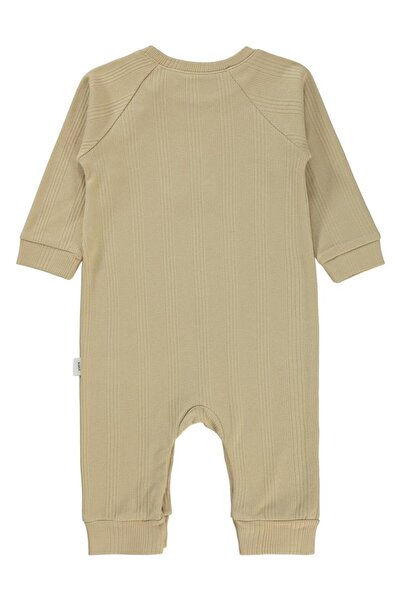 Civil Baby Car Applique 6-18 Months Jumpsuit - Brown12-18 Months