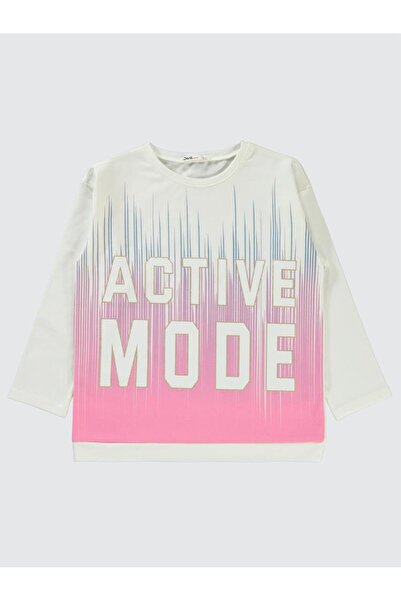 Civil Girls Active Mode Baskılı 10-13 Yaş Sweatshirt - Beyaz10-11 Yaş