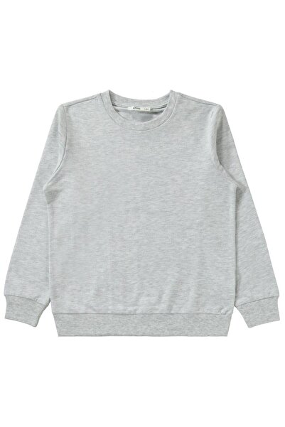 Civil Boys Unisex Basic 6-9 Years Old Tracksuit Set - Gray 7-8 Years Old