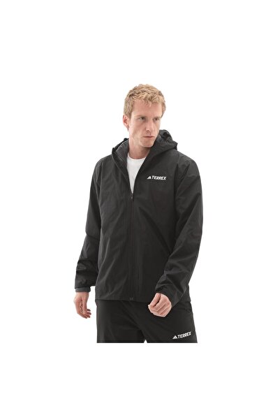 adidas Jm8697-E Mt Ess 3in1 J Men's Raincoat-R &amp; Uuml;Zgarlık Black