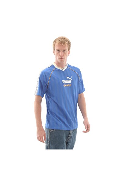 Puma 632563-13 Μπλουζάκι Φανέλας Ποδοσφαίρου Kıng Relaxed Ναυτικό Μπλε