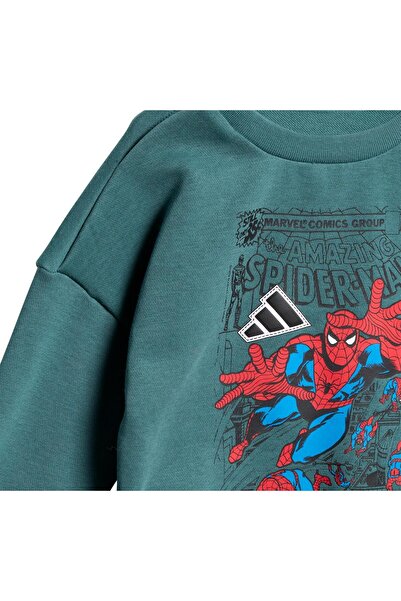 adidas JL9179-B I Mrvl Sm Jog Bebek Eşofman Takımı Yeşil