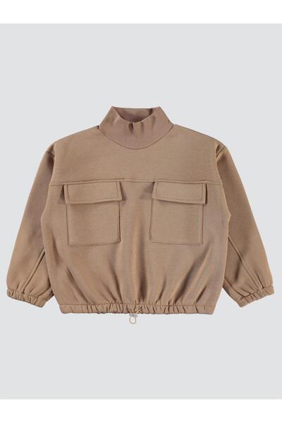 Civil Girls 10-13 Years Old Girl's Sweatshirt - Light Cinnamon