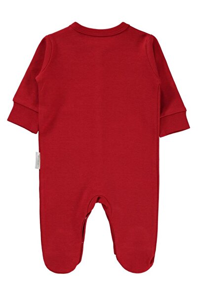 BUGS BUNNY Civil Baby Printed 1-6 Months Booties Jumpsuit - Red1-3 Months