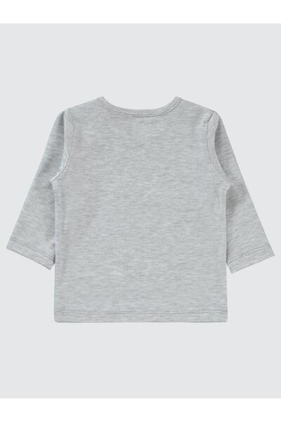 Civil Baby Basic 6-18 Ay Sweatshirt - Gri 6-9 Ay