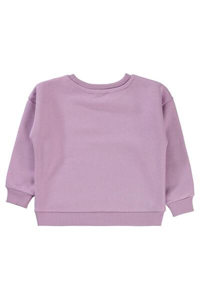 Civil Girls Magical Nakışlı 2-5 Yaş Sweatshirt - Lila 4-5 Yaş