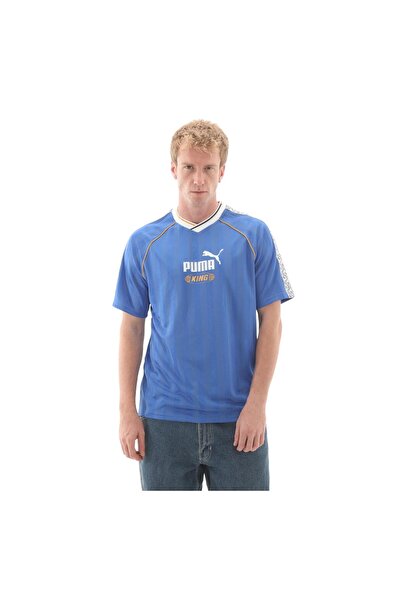 Puma 632563-13 Μπλουζάκι Φανέλας Ποδοσφαίρου Kıng Relaxed Ναυτικό Μπλε