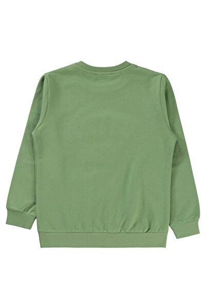 Civil Boys Wıld One Nakışlı 10-13 Yaş Sweatshirt - Haki 13-14 Yaş