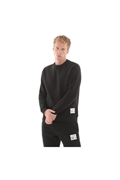 New Balance Mnc3503-Bk1 Mnc3503 Men's Sweatshirt Black