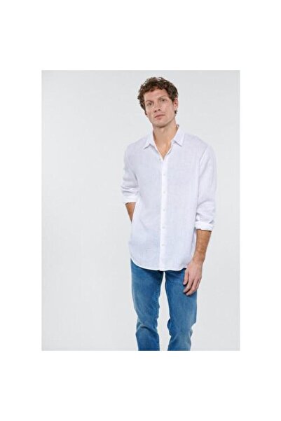 Mavi Erkek Giyim Gömlek Uzun Kol Gömlek Beyaz M0210492-620 Beyaz Beyaz