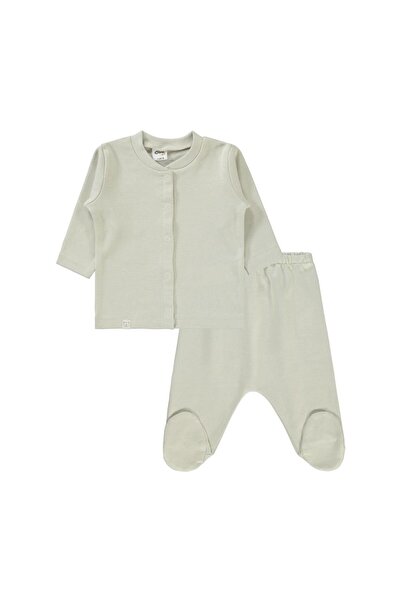 Civil Baby Baby Boy Pajama Set 1-6 Months Stone Color