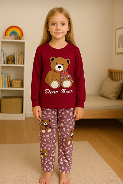 zahider Σετ πιτζάμες για κορίτσια με βαμβακερά σχέδια