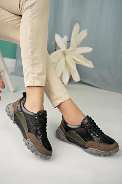 Diego Carlotti Hakiki Deri Kadın Günlük Sneaker Ayakkabı DD3004