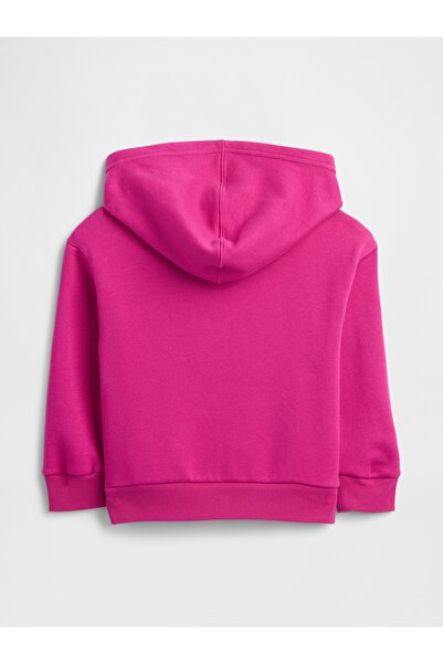 GAP Kız Bebek Pembe Relaxed Logo Grafik Sweatshirt