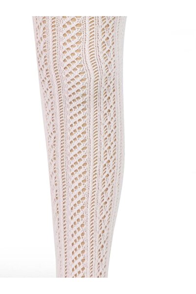 Civil Girls Fileli 3-11 Yaş Külotlu Çorap - Pembe 7-8 Yaş