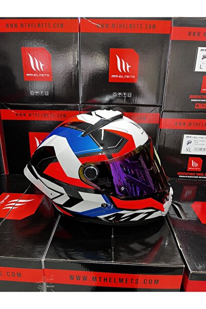 MT Helmets Thunder 4 Sv A0 kask (+1 şeffaf vizörlü)