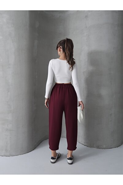 Paw Garage Women's Skye Soft Modal Trousers with Tie-Up Legs