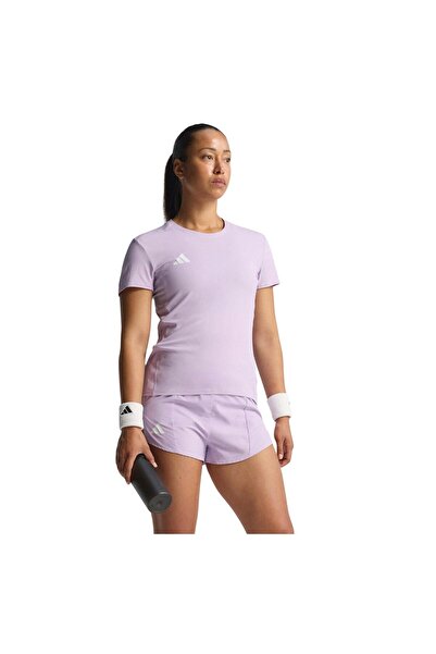 adidas Jm8336-K Adi Zero E Tee Women's T-Shirt Purple