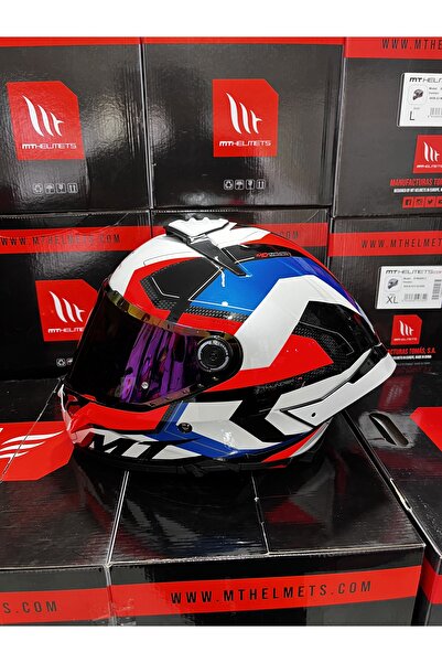 MT Helmets Thunder 4 Sv A0 kask (+1 şeffaf vizörlü)